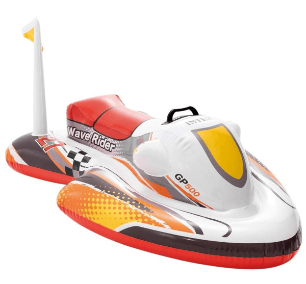 Intex, Bóia inflável Jet Ski para praia ou piscina, 117x77cm